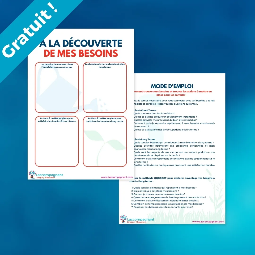 Fiche outil - À la découverte de mes besoins
