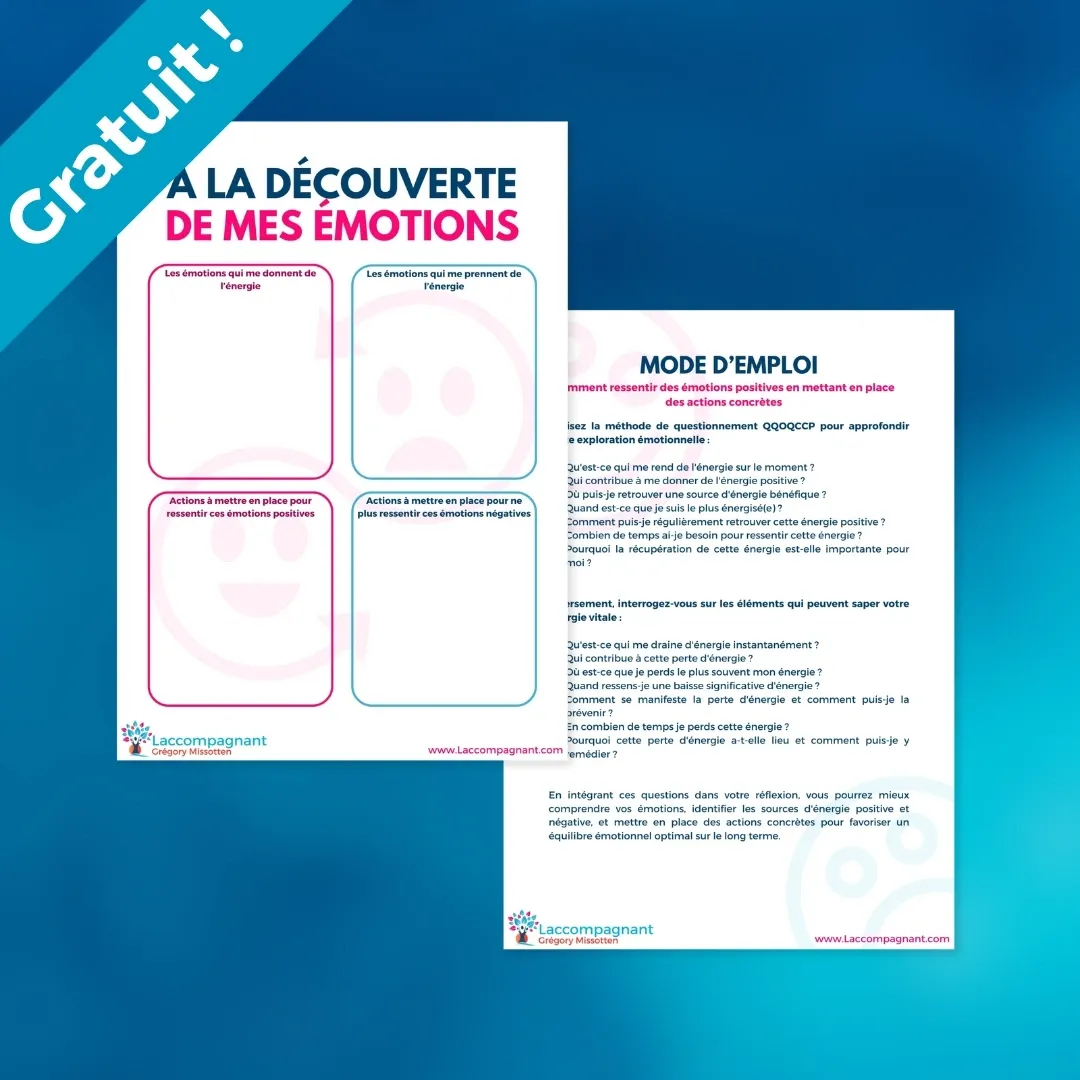 Fiche outil - À la découverte de mes émotions